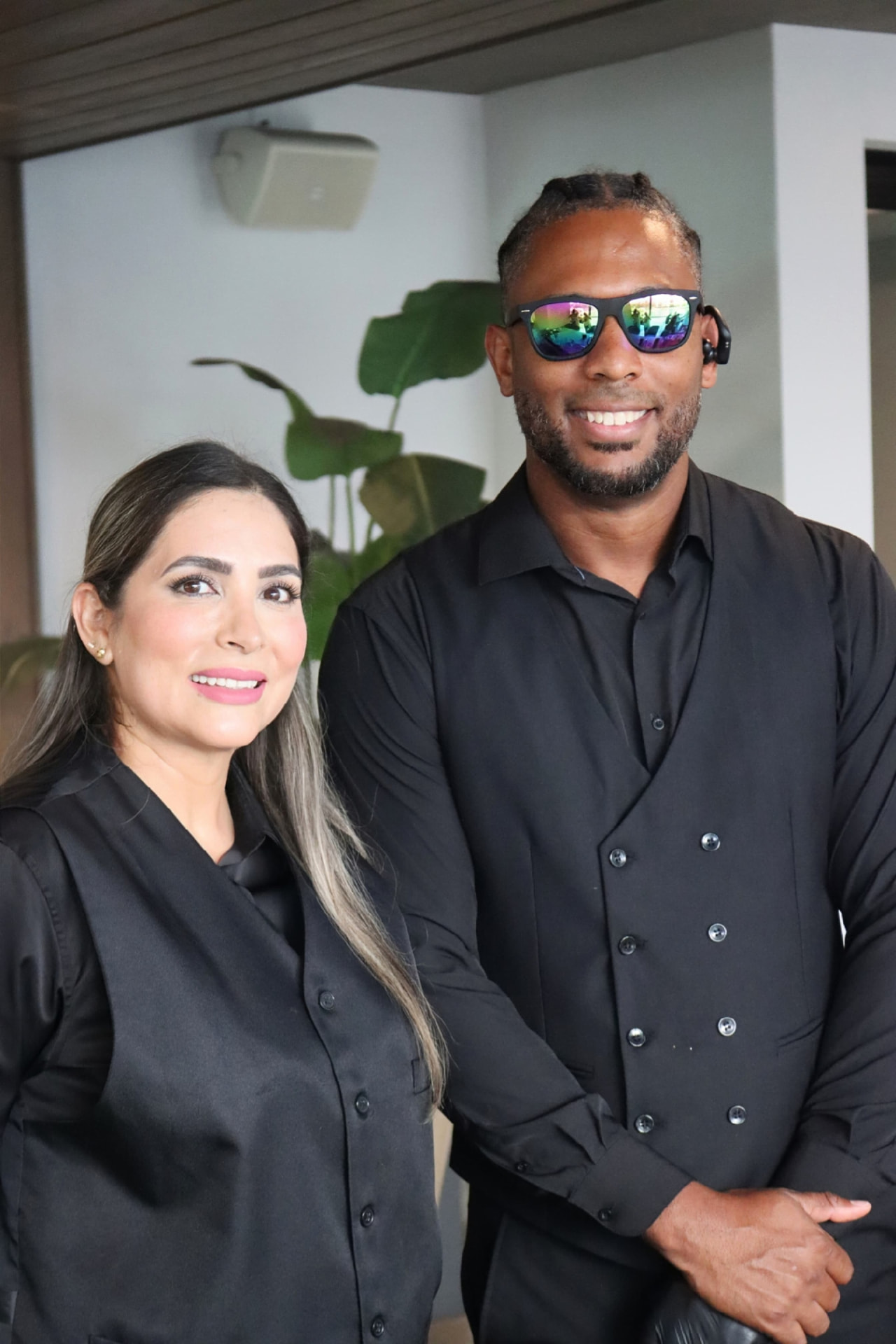 Two DL hospitality team members in uniform
